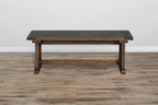 Pemberly Row Farmhouse Wood Kitchen Corner Breakfast Dining Nook Set - Image 3