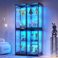 Glass Display Cabinet with Doors, Bookcase by TAGELIER