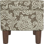 Homepop Home Decor |K7646-A880| Upholstered Modern Rectangular Storage Ottoman - Image 9