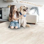 pmtsns Area Rugs 10x14 Living Room: Washable Rug Modern Abstract Neutral Soft - Image 5