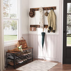 HOOBRO Hall Tree Entryway Storage Bench, Coat Rack Shoe Bench, Shoe Rack - Image 3