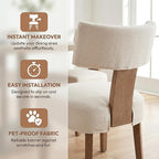 HNY Mid Century Modern Dining Chairs Set of 6 - Image 5
