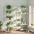 SUPERJARE Triple Bookshelf, Bookcase - Image 2