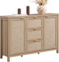 SICOTAS 52" Larger Sideboard Buffet Coffee Bar Cabinet by SICOTAS