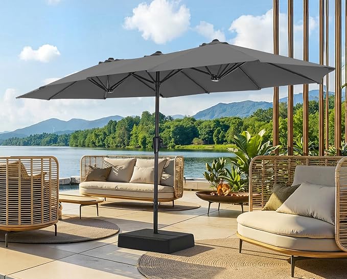 SUPERJARE 13FT Outdoor Patio Umbrella by SUPERJARE