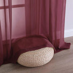 Sheer Curtains 2 Panels Set for Bedroom Living Room, Soft Solid Rod Pocket - Image 6
