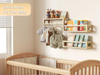 TidyCorner Upgraded Thick Floating Shelves, Solid Wood Bookshelf - Image 7