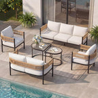 Grand patio 6-Piece Wicker Outdoor Furniture Set by GrandPatio