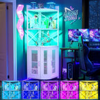 Aheaplus Corner Bar Cabinet - Image 7