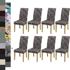 BIETYONE Stretch Dining Chair Covers Set of 8, Soft Removable Washable Kitchen by BIETYONE