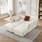 U Shaped Cloud Sectional, Convertible L Shaped Couch - Image 5