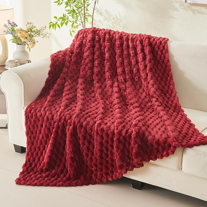 NEWCOSPLAY Fleece Clouds Cozy Throw Blanket - Image 3