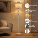 OYEARS 65“ Farmhouse Floor Lamp - Image 6