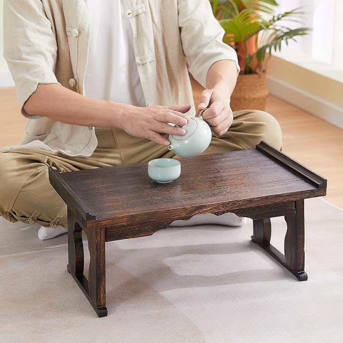 Japanese Floor Table, Small Coffee & Tea Table, Altar - Image 4