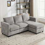 WUTUTUEE 83' Modular Sectional Sofa Convertible L Shaped Couch Set by WUTUTUEE