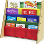 Humble Crew Kids Bookshelf, 4-Tier Front-Facing Book Display Organizer - Image 3