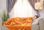 Utopia Bedding Soft Fleece Bed Blanket Throw Size Burnt Orange | Microfiber - Image 6