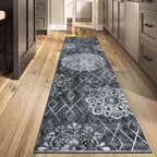 HEBE Hallway Runner Rug 2'x10', Washable Non Slip Kitchen Rug Runner | Soft - Image 7