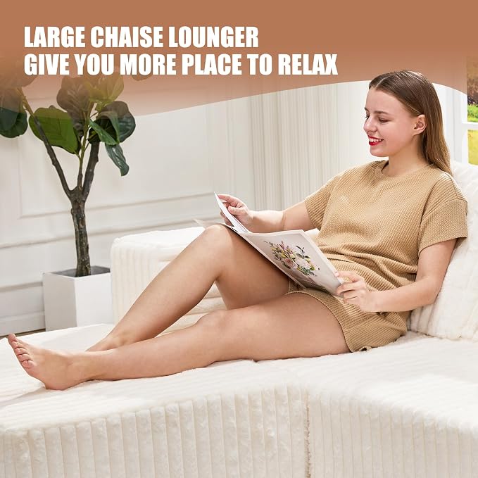 Hobestluk Modular Sectional Sofa Memory Foam Couch Sofa Bed Loveseat - Image 7