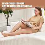 Hobestluk Modular Sectional Sofa Memory Foam Couch Sofa Bed Loveseat - Image 7
