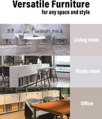 Metal Sideboard with 2 Flap Doors, DIY Modern Home Furnishing, Foyer - Image 7