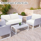 Outdoor Cushion Covers Set, Replacement - Image 4