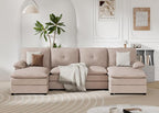 110" U-Shaped Sectional Sofa - Image 4
