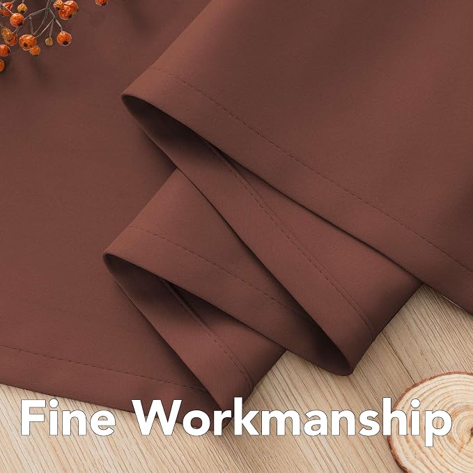 H.VERSAILTEX Blackout Window Curtain Panels Thermal Insulated Room Darkening - Image 6