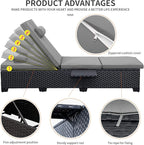WAROOM Outdoor Chaise Lounge Chairs - Image 5