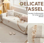 VClife Soft Plush Loveseat Slipcover Washable Couch Cover - Image 5