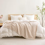 Snuggle Sac Ultra Soft Beige Throw Blanket - Image 8