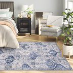 Lahome Moroccan Washable Small Area Rug, 3x5 Rugs - Image 5
