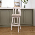 Hillsdale 29.5" Savana Wood Swival Bar Height Stool - Image 2