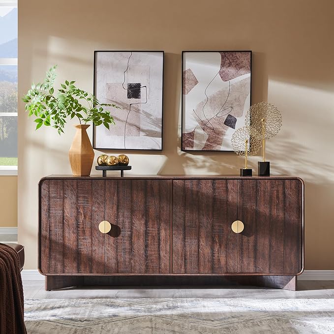 IFGET 70" Modern TV Stand for TVs Up to 80 inches, TV Console - Image 3