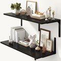 Fun Memories Floating Shelves for Wall, 12 Inch Deep Floating Shelves Set of 2 by FunMemories