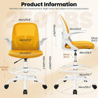 Primy Drafting Chair Tall Office Chair - Image 3