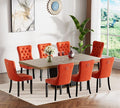 Henf 9 Pieces Extendable Dining Table Set by Henf