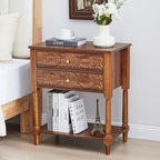 Nightstand, Farmhouse Bedside Table by Unknown