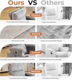 Oversized Power Recliner Chair Swivel Glider - Image 7