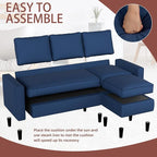 Nuturelly Convertible Sectional Sofa Couch - Image 6