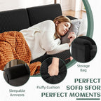 Vongrasig Convertible Sectional Couches, 3 Seat L Shaped Couch Sofa - Image 3