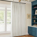 100% Blackout Pinch Pleated Linen 84 Inch Curtains 60 Inch Width Natural | 2 by Twodrapes