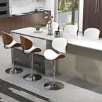 civama Bar Stools Set of 2 for Kitchen Counter, Adjustable Bar Height Chairs - Image 8