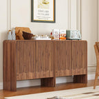 FurSch Fluted Sideboard Buffet Cabinet, Mid Century Modern Storage Cabinet - Image 3
