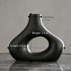 Carrot's Den Donut Vase, Olive Plant, Living Room, Modern Home - Image 6