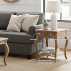Austerity Rustic Solid Wood End Table - Image 5