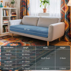 Hokway Couch Cushion Covers Stretch Cushion Covers Sofa Seat Cushion Slipcover - Image 3