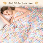 L'AGRATY Chunky Knit Throw Blanket - Image 7