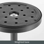 mDesign Glass Top Side/End Drink Table - Image 4