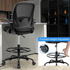 Drafting Chair Tall Office Chair - Image 4